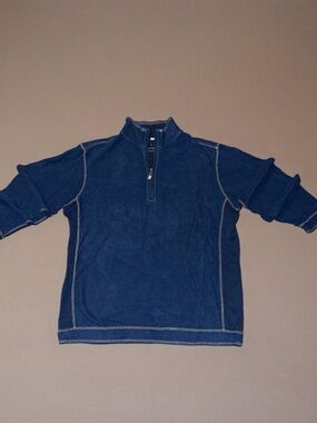 Vintage Tommy Bahama quarter zip pullover sweater